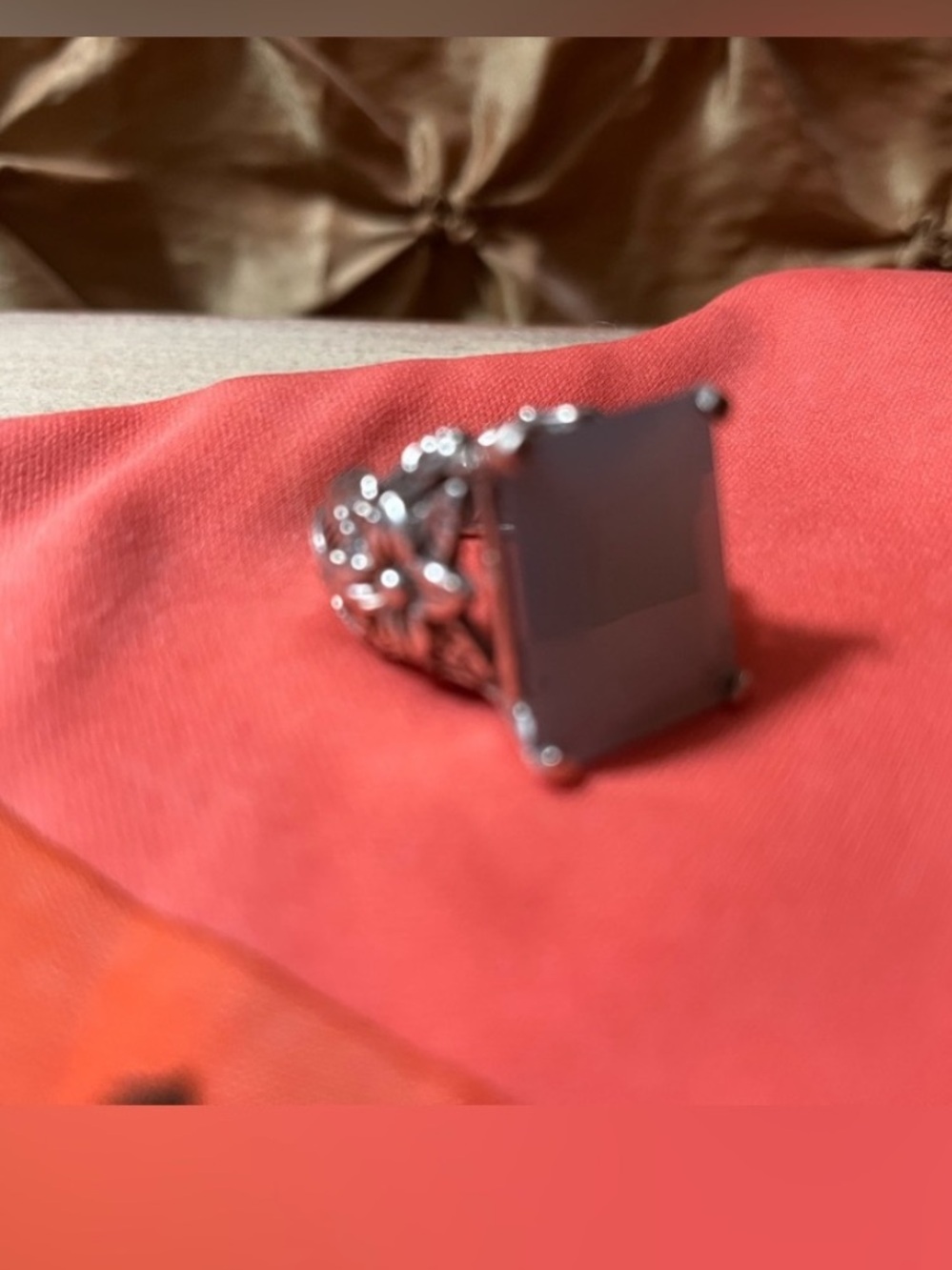 STEPHEN DWECK Carved Sterling Natural Agate Ring NWT 🩶 - Picture 2 of 14